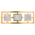 Linkasink G007 Mosaic Triptych - Tiffany Grate