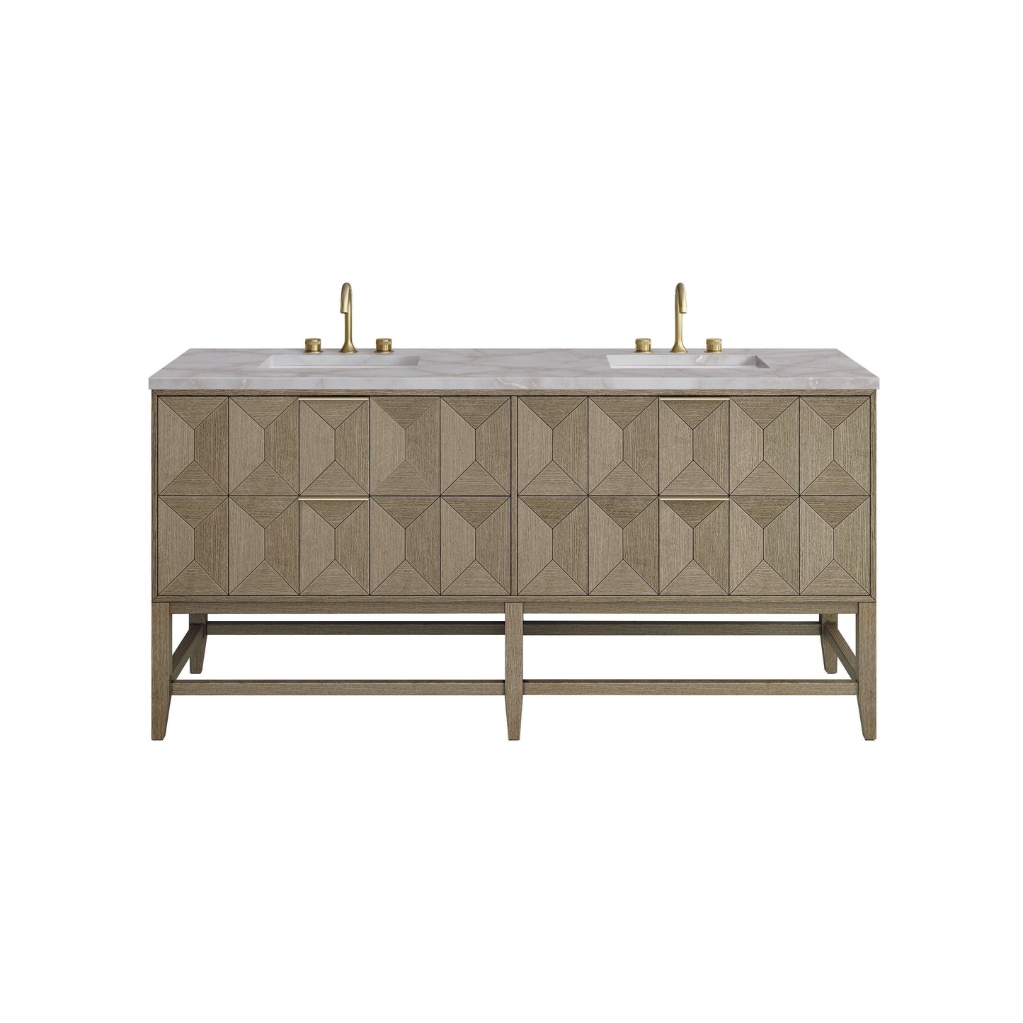 James Martin D100-V72 Emmeline 72" Double Vanity Cabinet