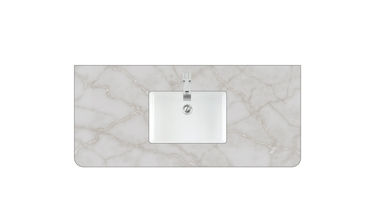 James Martin 060-S48RC-SNK 48" Single Radius Cut Top, 3 CM With Sink - Parent