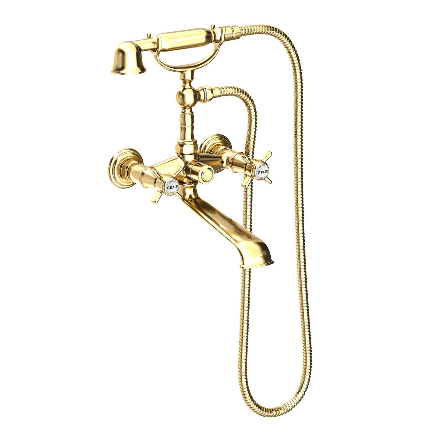Newport Brass 1014 Fairfield Exposed Tub & Hand Shower Set - Wall Mount - Parent