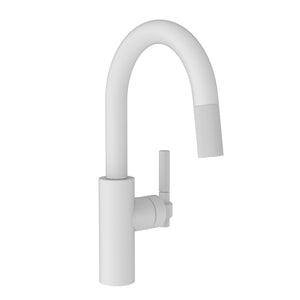 Newport Brass 3290-5223 Industrial, Lever Handle Prep/Bar Pull Down Faucet