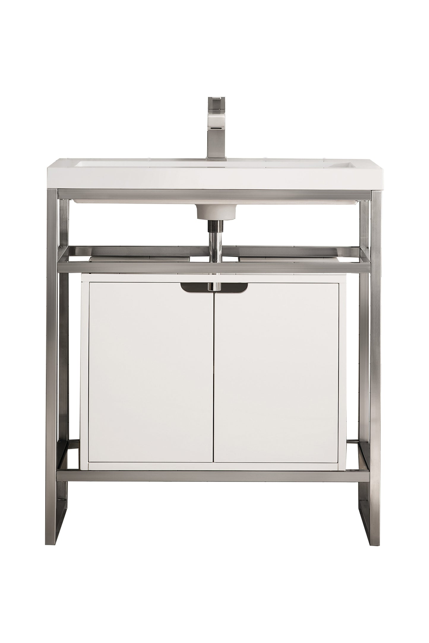 James Martin Boston 31.5" Single Console Vanity With Storage and Top