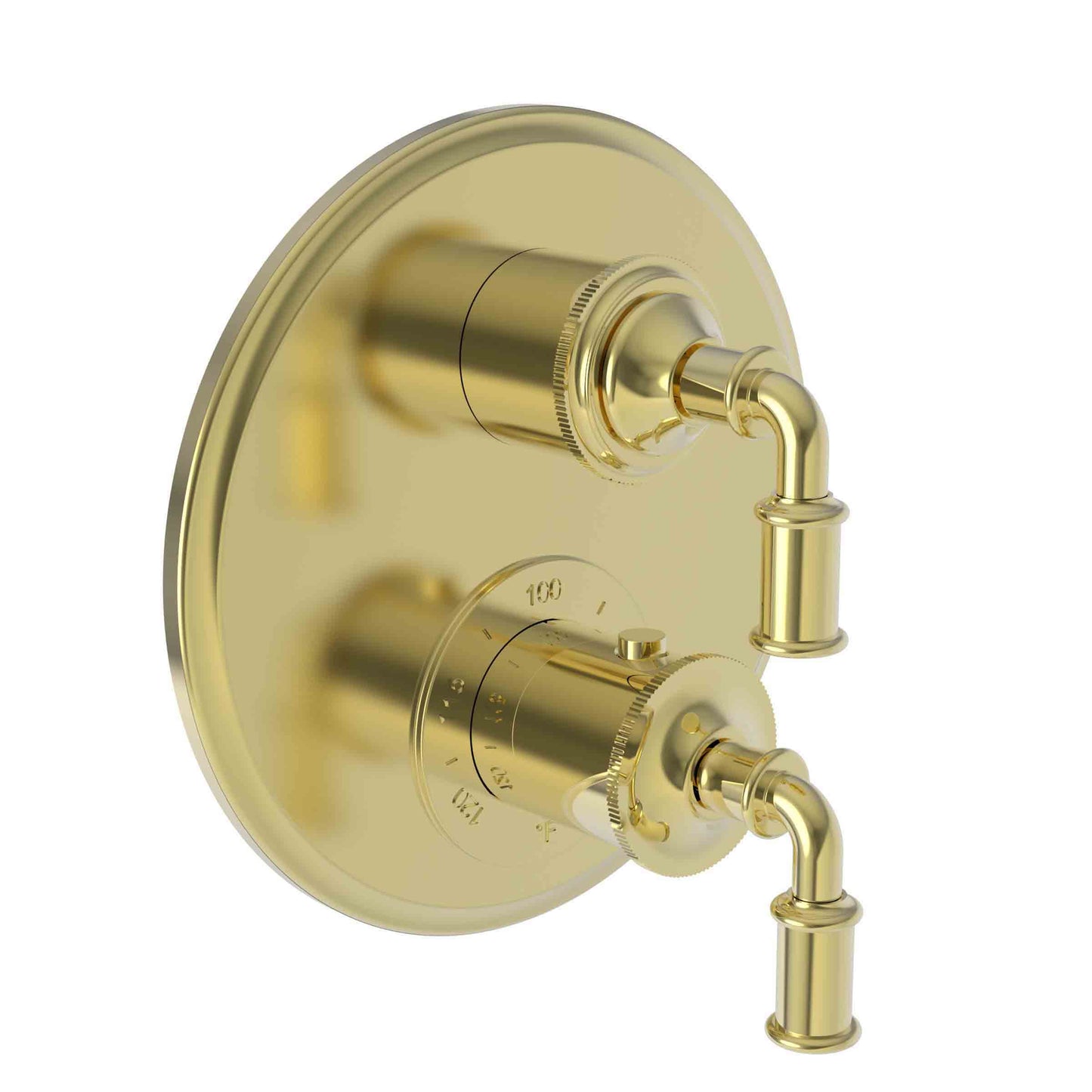 Newport Brass 3-2943TR Taft - Kitchen 1/2" Round Thermostatic Trim Plate with Handle - Parent