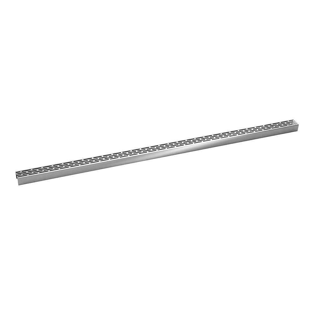 Infinity Drain KA 3860  60" Perforated Offset Slot Pattern Grate for S-LT 38