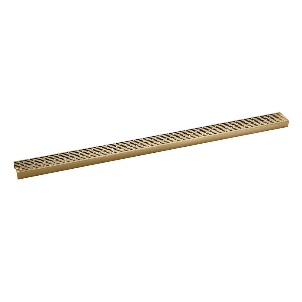 Infinity Drain KA 6560  60" Perforated Offset Slot Pattern Grate for S-LT 65