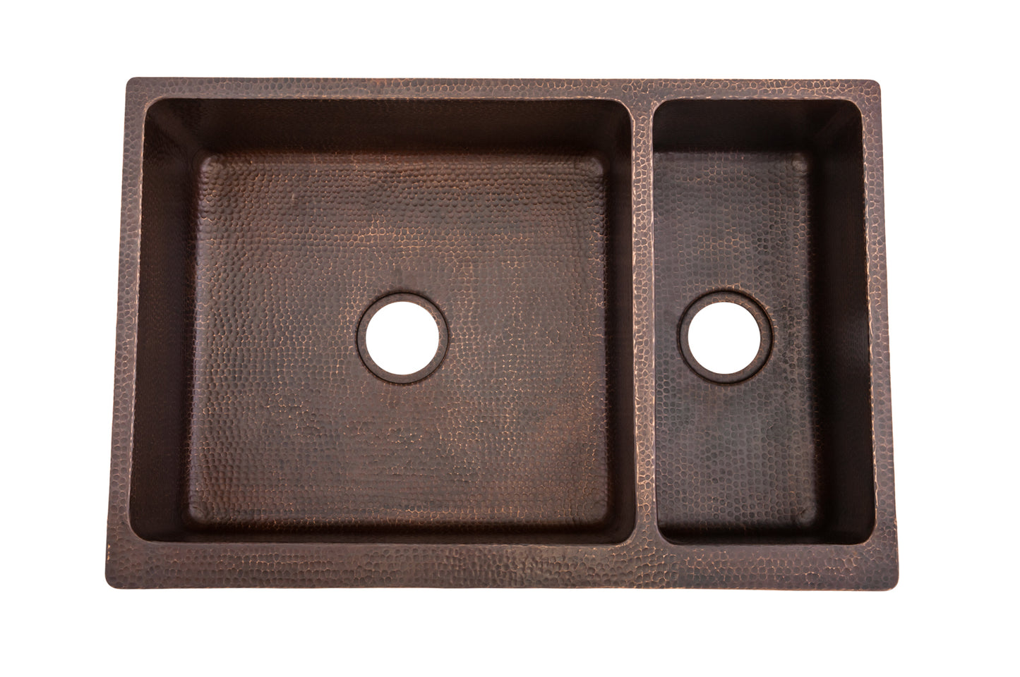 Premier 33"Copper Kitchen Apron 75/25 Sink KA75DB33229
