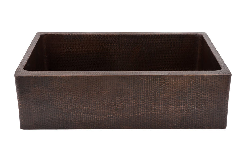 Premier 33" Copper Kitchen Apron Sink KASDB33229
