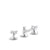 Kallista P25006-CR Script Lavatory Bathroom Sink Faucet, Low Spout, Cross Handles - Parent