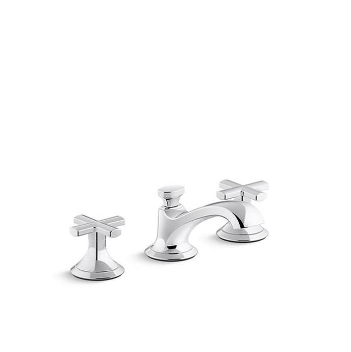 Kallista P25006-CR Script Lavatory Bathroom Sink Faucet, Low Spout, Cross Handles - Parent