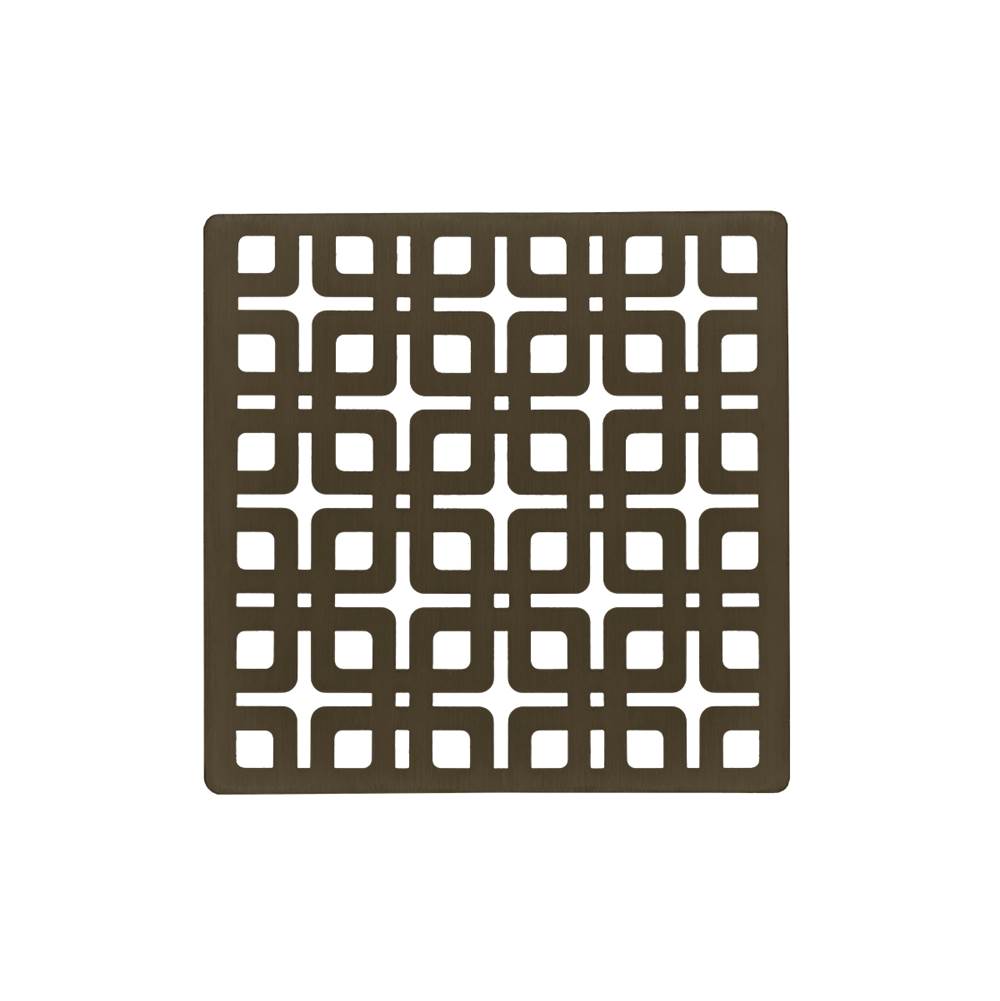 Infinity Drain KS 4 4” Strainer - Link Pattern for K 4, KD 4, KDB 4