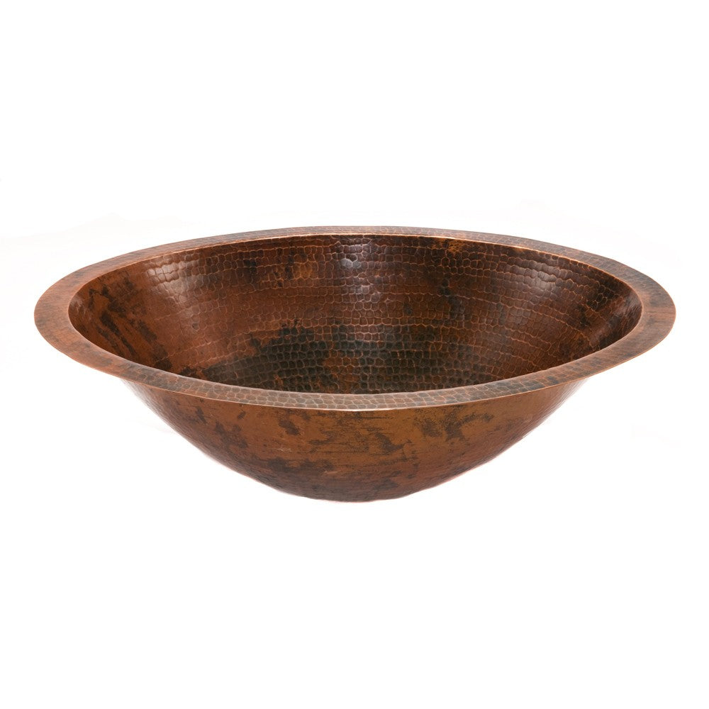 Premier Oval Under Counter Copper Bath Sink LO20FDB