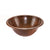 Premier Round Self Rimming Hammered Copper Sink LR17RDB