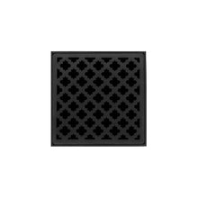 Load image into Gallery viewer, Infinity Drain MD 4-2A 4” x 4” MD 4 - Strainer - Moor Pattern &amp; 2&quot; Throat w/ABS Drain Body 2” Outlet