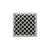 Infinity Drain MD 4-2A 4” x 4” MD 4 - Strainer - Moor Pattern & 2" Throat w/ABS Drain Body 2” Outlet