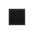 Infinity Drain MD 5-3I 5? x 5? MD 5 - Strainer - Moor Pattern & 4" Throat w/Cast Iron Drain Body 3? Outlet - Parent