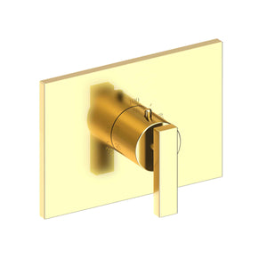 Newport Brass 3-2044TS Secant Rectangular Thermostatic Trim Plate With Handle