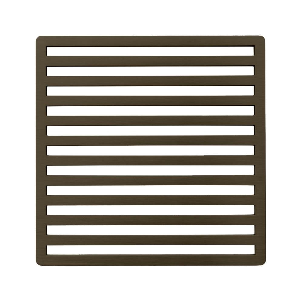Infinity Drain NS 5 5” Strainer - Lines Pattern for N 5, ND 5, NDB 5