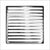 Infinity Drain NS 5 5” Strainer - Lines Pattern for N 5, ND 5, NDB 5