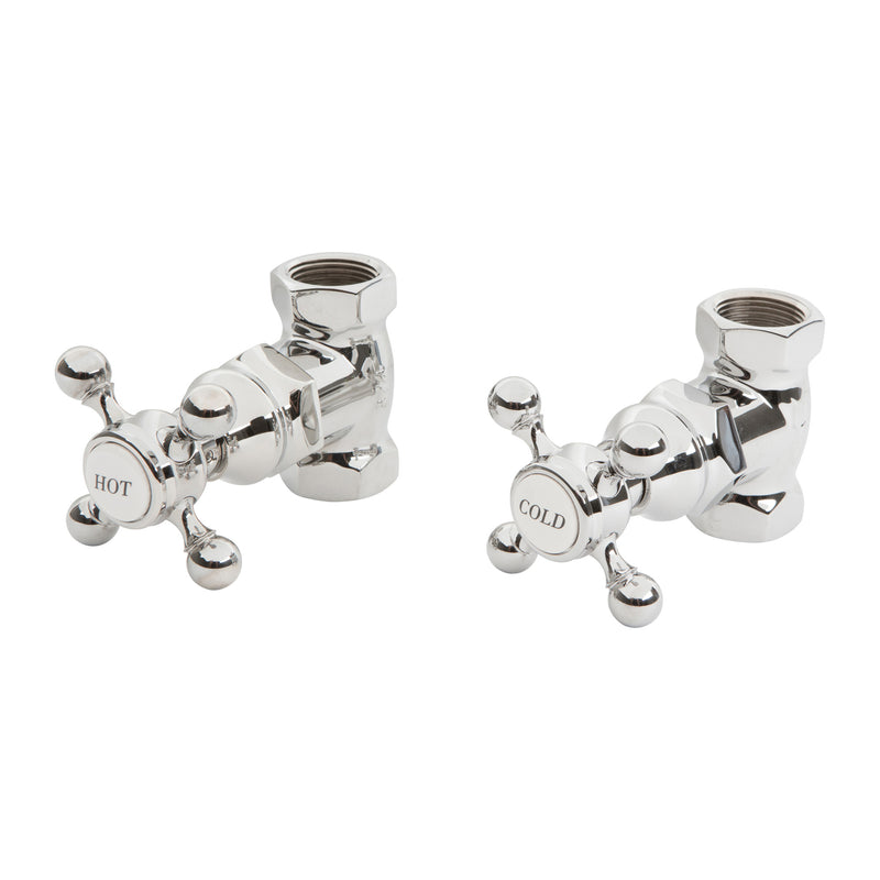 Newport Brass 3-192 Fairfield 3/4" Shut off valves for 3-196 and 3-226 (1 pair hot & cold). - Parent