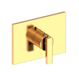 Newport Brass 3-2044TS Secant Rectangular Thermostatic Trim Plate With Handle