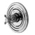 Newport Brass 3-924TR Astor 3/4" Round Thermostatic Trim Plate with Handle - Parent