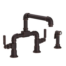Load image into Gallery viewer, Newport Brass 3220-5413 Duncan Kitchen Bridge Faucet with Side Spray