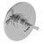Newport Brass 4-1604BP Balanced Pressure Shower Trim Plate w/Handle Less Showerhead, Arm And Flange