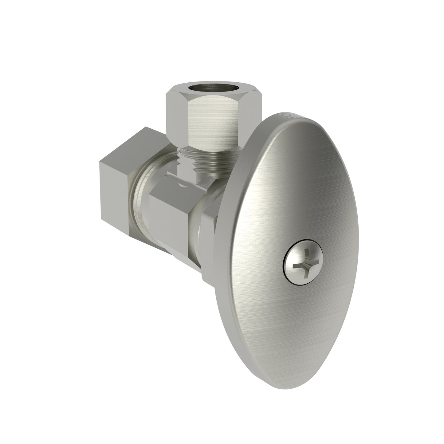 Newport Brass 403 Brasstech Angle Valve, 1/2" Compression