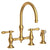 Newport Brass 9458 Chesterfield Kitchen Bridge Faucet With Side Spray