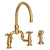 Newport Brass 9460 Chesterfield Kitchen Bridge Faucet With Side Spray