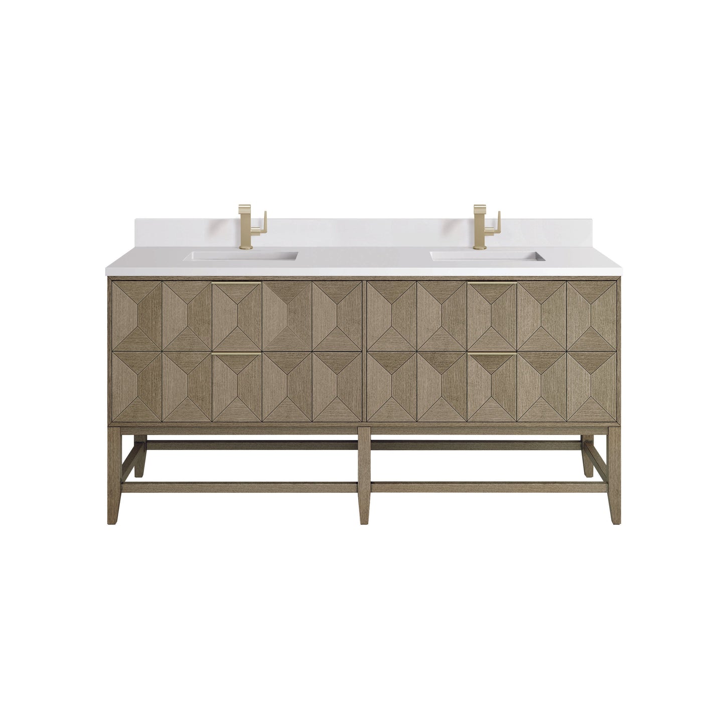 James Martin D100-V72 Emmeline 72" Double Vanity Cabinet