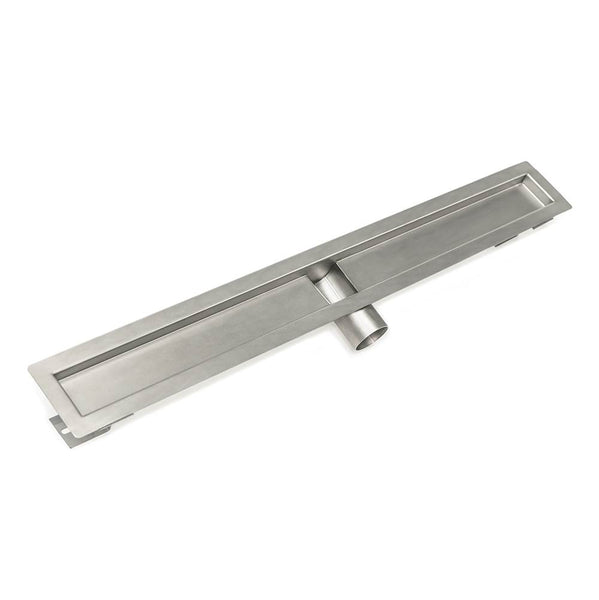 Infinity Drain OC 6524 SS 24" OC Channel 1" High in Satin Stainless