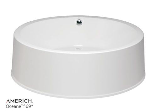 Americh OC6021BA5 Oceane 60" Freestanding Builder Combo 3 Tub