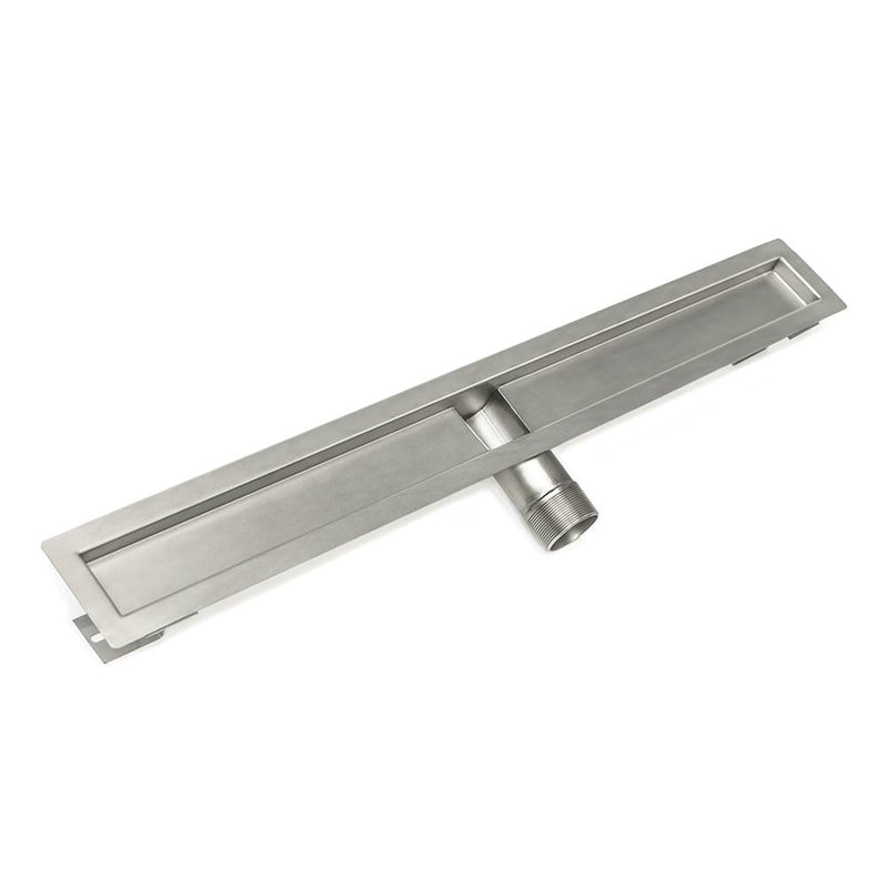 Infinity Drain OCH 6524 SS 24" OC Channel 1" High in Satin Stainless w/TNAS-T