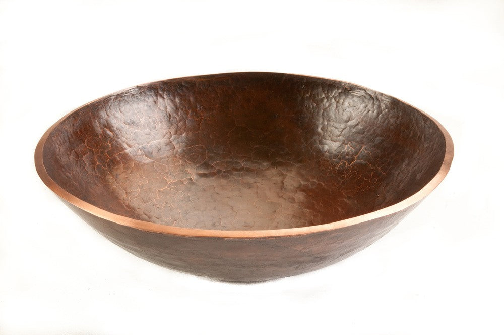Premier Round Old World Copper Vessel Sink PV16RDB