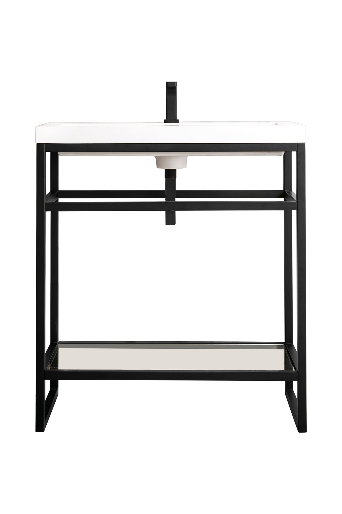 James Martin Boston 31.5" Single Console Vanity With Storage and Top