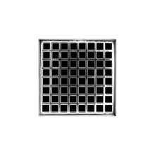 Load image into Gallery viewer, Infinity Drain QD 5-2A 5” x 5” QD 5 - Strainer - Squares Pattern &amp; 2&quot; Throat w/ABS Drain Body 2” Outlet