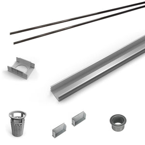Infinity Drain RG-L 6548 48" PVC Component Only Kit for S-LAG 65, S-LT 65, and S-LTIF 65 series.
