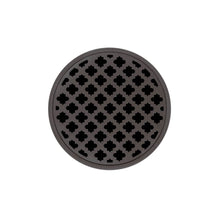 Load image into Gallery viewer, Infinity Drain RMD 5-2A 5” x 5” RMD 5 - Strainer - Moor Pattern &amp; 2&quot; Throat w/ABS Drain Body 2” Outlet