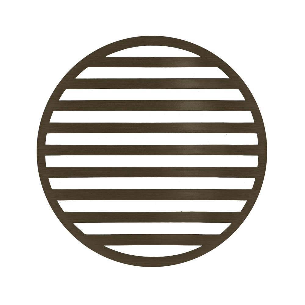 Infinity Drain RNS 5 5” Strainer - Lines Pattern for RN 5, RND 5, RNDB 5