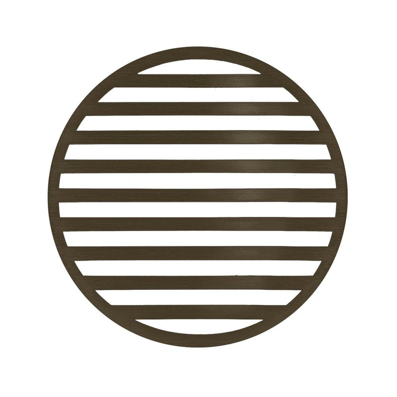 Infinity Drain RNS 5 5” Strainer - Lines Pattern for RN 5, RND 5, RNDB 5