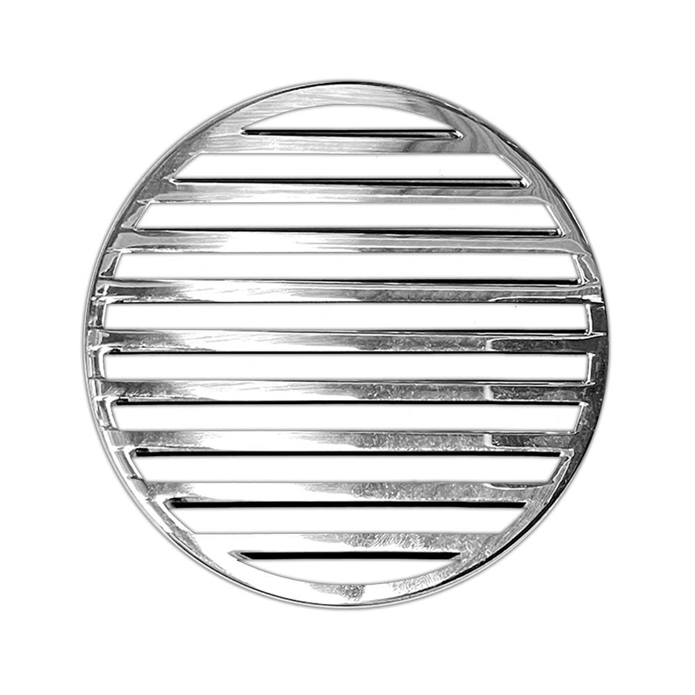 Infinity Drain RNS 5 5” Strainer - Lines Pattern for RN 5, RND 5, RNDB 5
