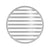 Infinity Drain RNS 5 5” Strainer - Lines Pattern for RN 5, RND 5, RNDB 5