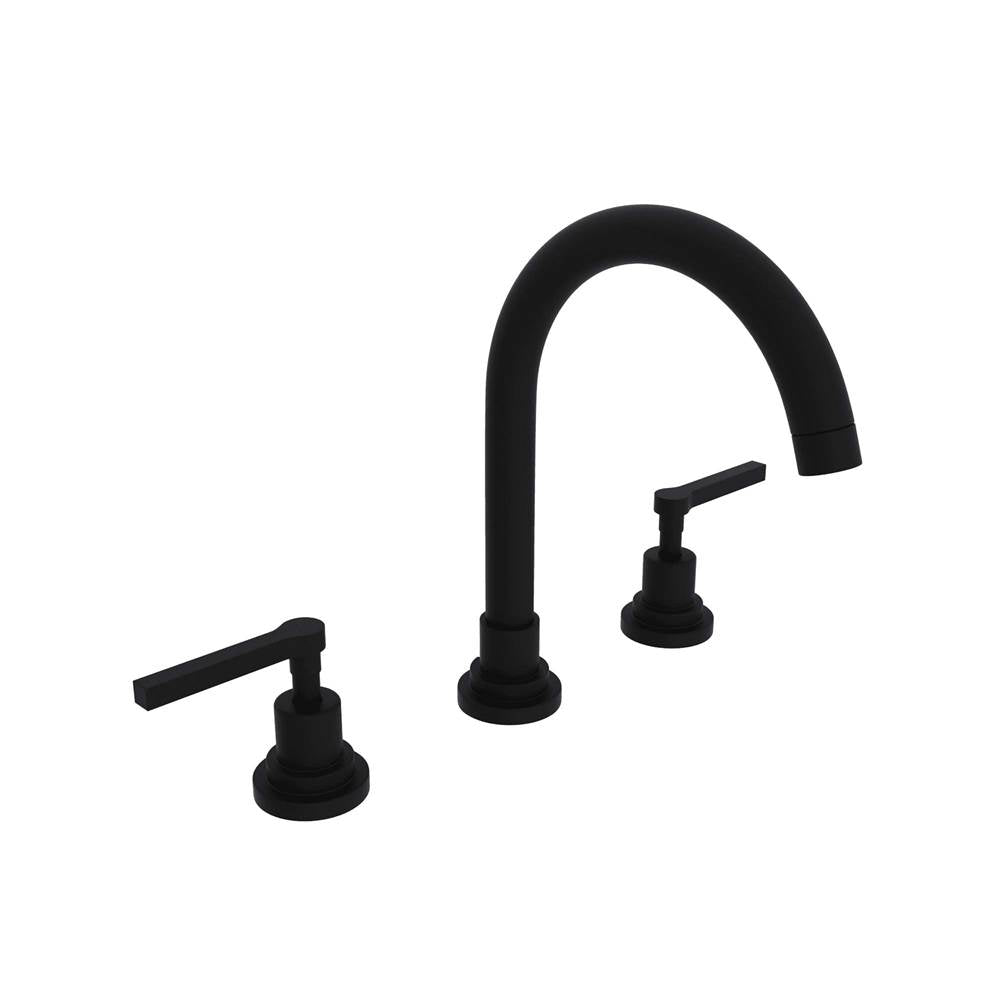 Rohl A2208LM-2 Lombardia Widespread Lavatory Faucet With C-Spout