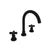 Rohl A2208XM-2 Lombardia Widespread Lavatory Faucet With C-Spout