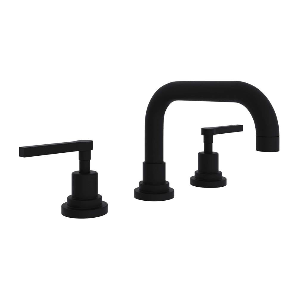 Rohl A2218LM-2 Lombardia Widespread Lavatory Faucet With U-Spout