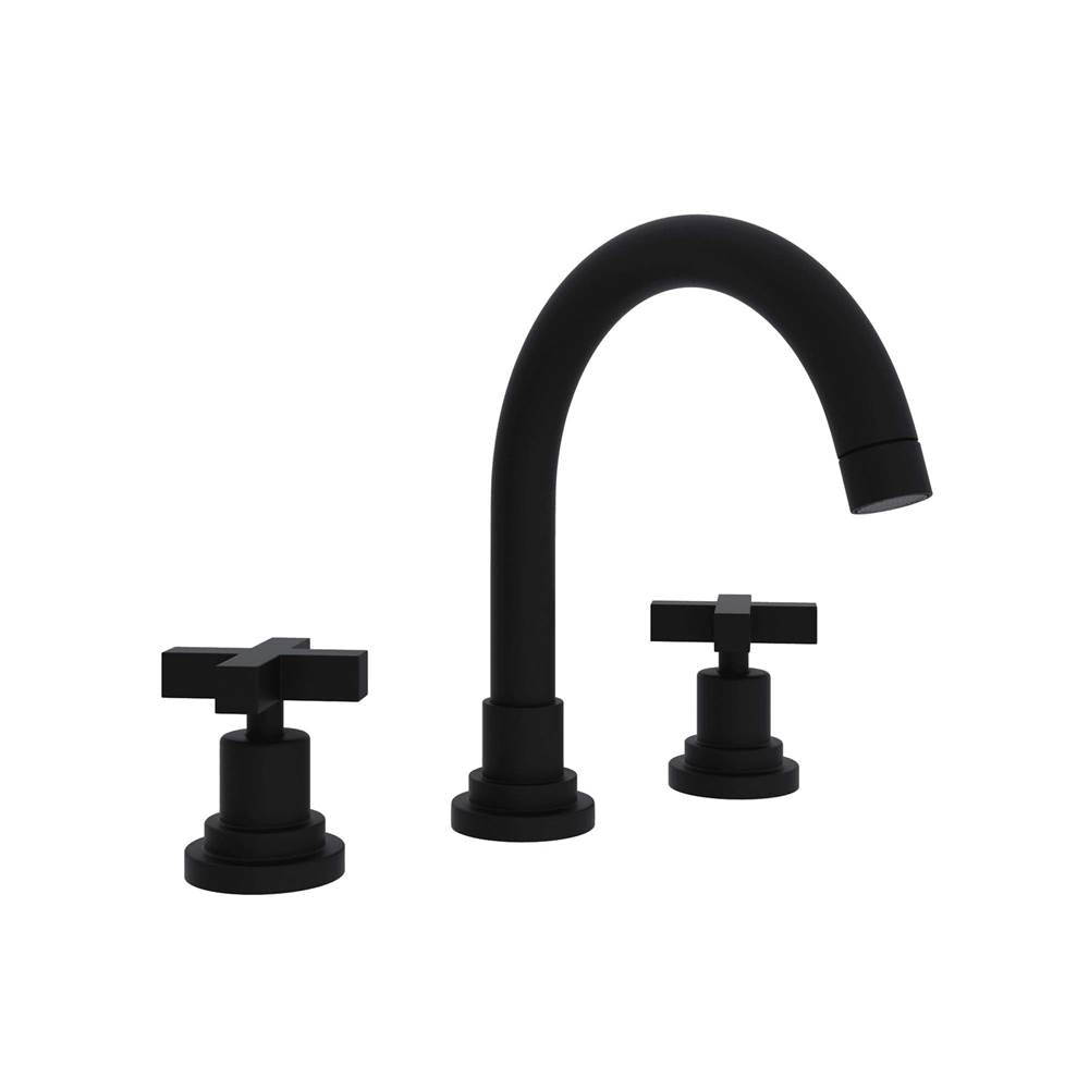 Rohl A2228XM-2 Lombardia Widespread Lavatory Faucet With C-Spout