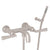 Rohl A2302LM San Giovanni Exposed Wall Mount Tub Filler