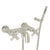 Rohl A2302XM San Giovanni Exposed Wall Mount Tub Filler