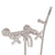 Rohl A2302XM San Giovanni Exposed Wall Mount Tub Filler